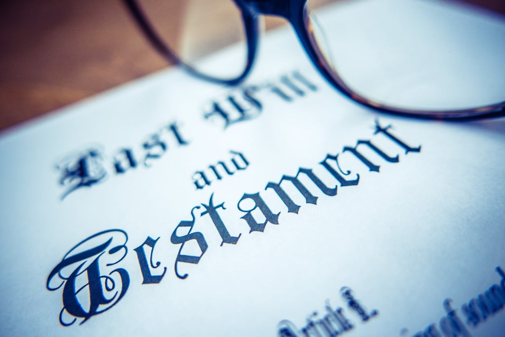 Last Will and Testament Paperwork